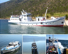 Baikal diving boat