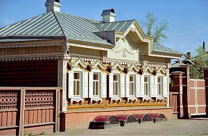 Wooden buildings of Irkutsk