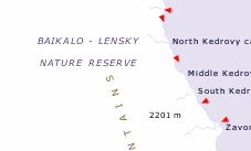 Baikal map and Baikal photos