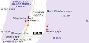 Baikal map and Baikal photos