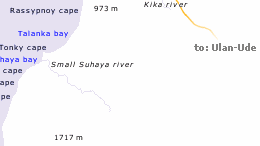 baikal lake map