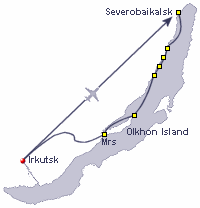 Boat tour map