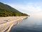 Evening shore of Batorovskaya bay - Zabaikalsky national park