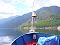 Cruise along the Baikalo-Lensky nature reserve - view from the front deck of the Yaroslavets boat