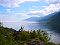 Ledyanoi cape - view to the south - the shores of Brown bears