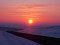 07:00, 23rd of February. Sunrise on the way to Olkhon. Mainland