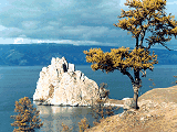 Olkhon tour - The holy Burkhan Rock - Olkhon Island